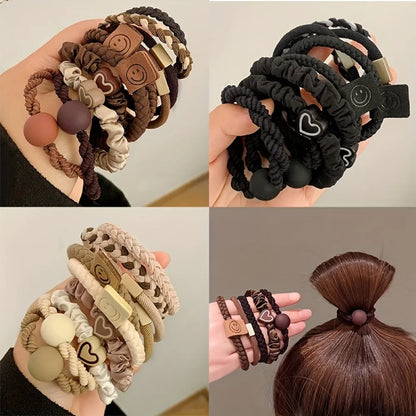 Minimalist Hair Band Set – 20pcs Cute & Flexible Ties