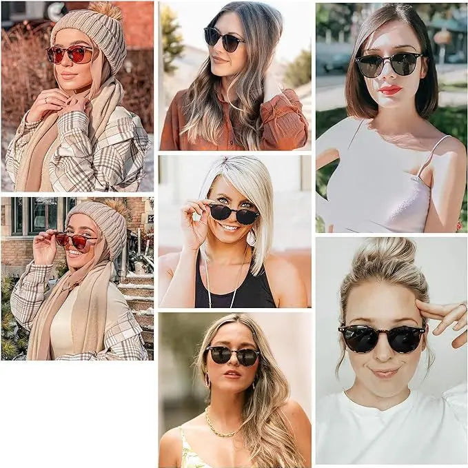 Vintage Round Sunglasses – Retro & Stylish