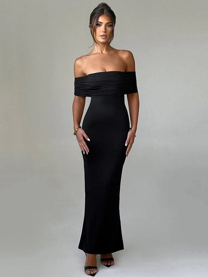 Strapless Backless Sexy Maxi Dress – Bold & Elegant